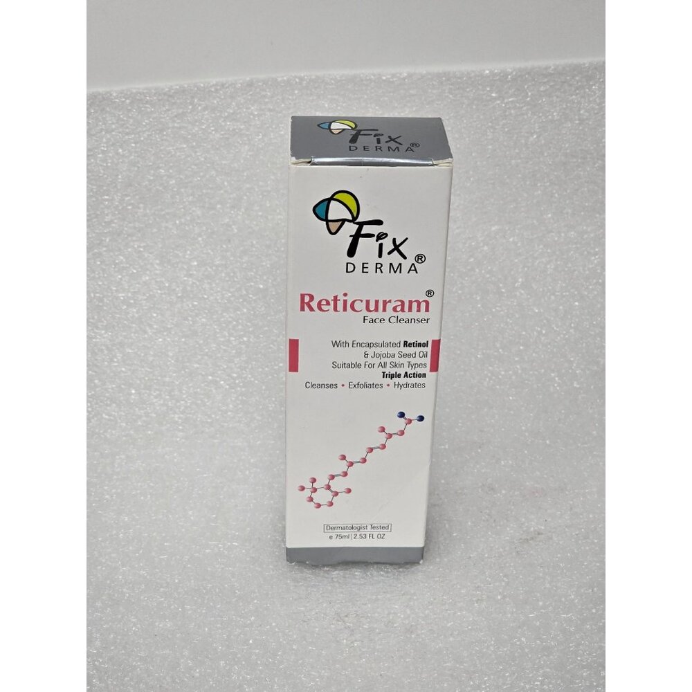 Fix Derma Reticuram Face Cleanser 75ml With Retinol & Jojoba Oil All Skin Types
